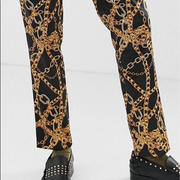 Gold Chain All Over Print 2pc Suit - Picture 11 of 12